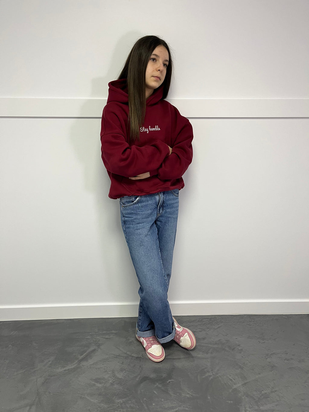 Hoodie bourgogne